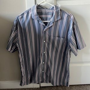 Abercrombie Striped Button Up Shirt